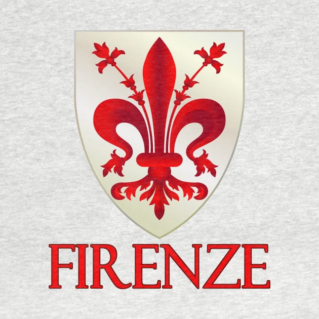 Firenza (Florence) Italy - Coat of Arms Design by Naves